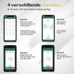 Gloednieuw ❤️ Vulpes Goods Vulpes Kitchen® Vleesthermometer Draadloos PRO - 2-in-1 Oventhermometer - BBQ Thermometer - App & Bluetooth - Thermometer Koken - Meater - RVS & Fast Charger - 30 Meter ???? 27 Gloednieuw ❤️ Vulpes Goods Vulpes Kitchen® Vleesthermometer Draadloos PRO - 2-in-1 Oventhermometer - BBQ Thermometer - App & Bluetooth - Thermometer Koken - Meater - RVS & Fast Charger - 30 Meter ???? -Tefal Shop 550x550 680