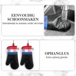 Goedkoop ???? Fuwooo® Kitchen Accessories Fuwooo® Ovenwanten - Ovenhandschoenen - Siliconen - BBQ - Max 230°C ???? 14 Goedkoop ???? Fuwooo® Kitchen Accessories Fuwooo® Ovenwanten - Ovenhandschoenen - Siliconen - BBQ - Max 230°C ???? -Tefal Shop 550x550 720