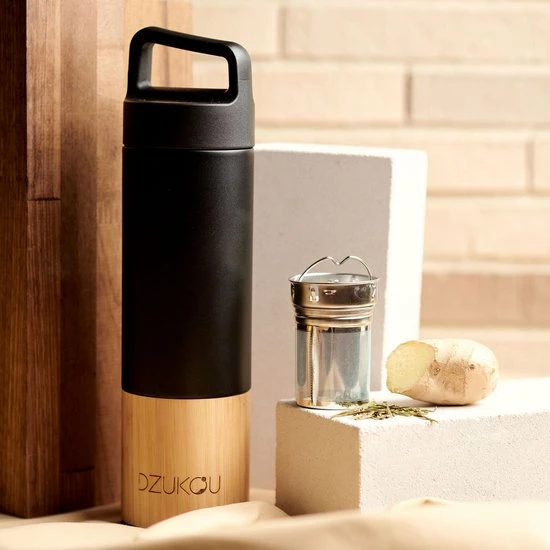 Coupon ???? Dzukou Saint Elias - Bamboe Thermosfles – Theefles Met Filter - Theebeker To Go Met Theefilter / Infuser – RVS Drinkfles - Luchtdicht En Lekvrij – 530 Ml ✨ 4 Coupon ???? Dzukou Saint Elias - Bamboe Thermosfles – Theefles Met Filter - Theebeker To Go Met Theefilter / Infuser – RVS Drinkfles - Luchtdicht En Lekvrij – 530 Ml ✨ - Afbeelding 4
