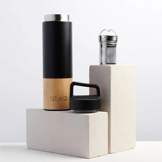 Coupon ???? Dzukou Saint Elias - Bamboe Thermosfles – Theefles Met Filter - Theebeker To Go Met Theefilter / Infuser – RVS Drinkfles - Luchtdicht En Lekvrij – 530 Ml ✨ 5 Coupon ???? Dzukou Saint Elias - Bamboe Thermosfles – Theefles Met Filter - Theebeker To Go Met Theefilter / Infuser – RVS Drinkfles - Luchtdicht En Lekvrij – 530 Ml ✨ - Afbeelding 5