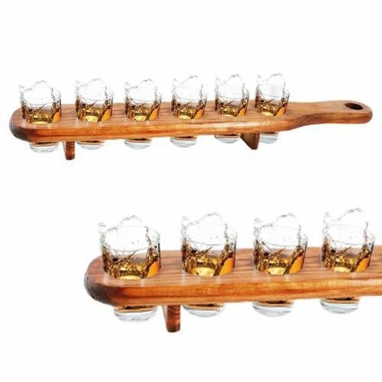 Groothandel ???? Merkloos Wooden Shotglas Houder ???? 2 Groothandel ???? Merkloos Wooden Shotglas Houder ???? - Afbeelding 2