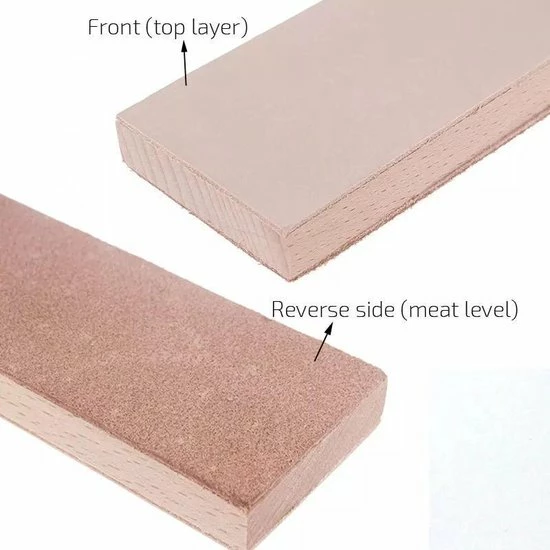 Goedkoopste ???? Merkloos B99 - Lederen Strop - Inc. Compound - Dubbelzijdig Fijn En Grof - Messenslijper - Mes / Messen / Scheermes ???? 3 Goedkoopste ???? Merkloos B99 - Lederen Strop - Inc. Compound - Dubbelzijdig Fijn En Grof - Messenslijper - Mes / Messen / Scheermes ???? - Afbeelding 3