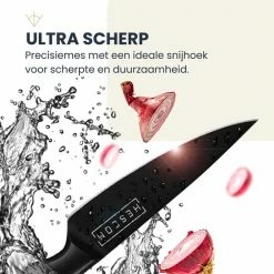 Beste recensies van ???? Hescom Messenset 7-delig Inclusief Messenblok - Roestvrijstaal / RVS Met Keramische ???? Coating Incl. Koksmes, Broodmes, Hakmes En Keukenschaar ???? -Tefal Shop 550x550 78