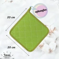 Begroting ???? Merkloos Tavas Dream Hittebestendige Pannenlappen | 2 Stuks | Katoen, Thermolite | Tot 220°C | Groen ???? -Tefal Shop 550x550 781