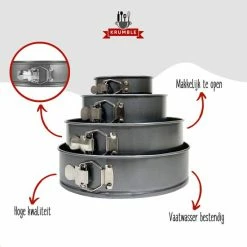 Hete verkoop ❤️ Krumble Springvorm Set - 4 Delig - Ø 26/24/18/12 Cm - Set Van Vier Spring Bakvormen - Taartvorm - Bakvorm - Anti-aanbak - Bakblik - Grijs ???? 13 Hete verkoop ❤️ Krumble Springvorm Set - 4 Delig - Ø 26/24/18/12 Cm - Set Van Vier Spring Bakvormen - Taartvorm - Bakvorm - Anti-aanbak - Bakblik - Grijs ???? -Tefal Shop 550x550 795