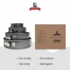 Hete verkoop ❤️ Krumble Springvorm Set - 4 Delig - Ø 26/24/18/12 Cm - Set Van Vier Spring Bakvormen - Taartvorm - Bakvorm - Anti-aanbak - Bakblik - Grijs ???? 17 Hete verkoop ❤️ Krumble Springvorm Set - 4 Delig - Ø 26/24/18/12 Cm - Set Van Vier Spring Bakvormen - Taartvorm - Bakvorm - Anti-aanbak - Bakblik - Grijs ???? -Tefal Shop 550x550 798