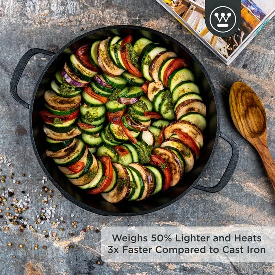 Beste deal ???? Westinghouse Performance Series - Hapjespan Inductie Met Deksel - 32cm Sauteerpan - Oven Geschikt - Zwart ???? 10 Beste deal ???? Westinghouse Performance Series - Hapjespan Inductie Met Deksel - 32cm Sauteerpan - Oven Geschikt - Zwart ???? - Afbeelding 10