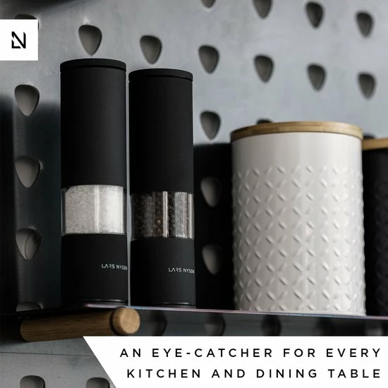 Goedkoop ???? LARS NYSØM Zout- En Pepermolen Set 'Lagom' Greige ???? 7 Goedkoop ???? LARS NYSØM Zout- En Pepermolen Set 'Lagom' Greige ???? - Afbeelding 7