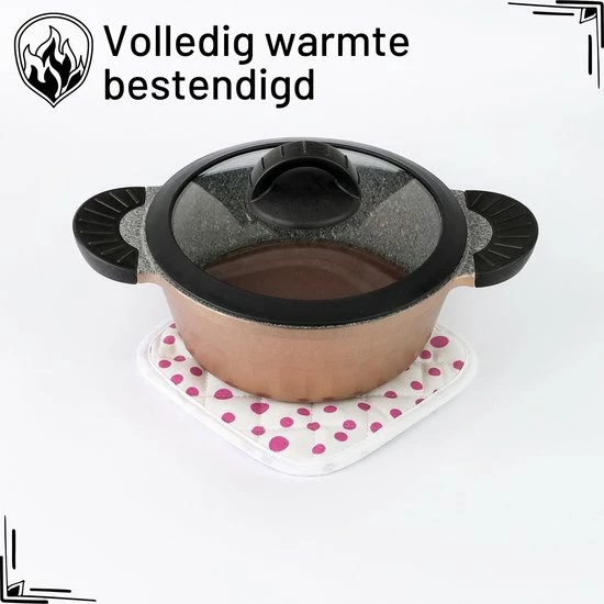 Kopen ???? Tavas Sevilya Ovenwant Met Pannenlap Vepakt - Paarse Stippels Katoen, Thermolite Hittebestendig Tot 200°C Set Van 2 | Pannenlappen En Ovenwanten Set Ovenhandschoenen ???? 6 Kopen ???? Tavas Sevilya Ovenwant Met Pannenlap Vepakt - Paarse Stippels Katoen, Thermolite Hittebestendig Tot 200°C Set Van 2 | Pannenlappen En Ovenwanten Set Ovenhandschoenen ???? - Afbeelding 6