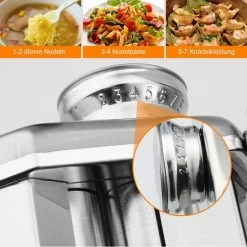 Beste recensies van ✔️ Alizendeh Pastamachine Handmatig Handmatig Met Bella Pasta Machine Voor Lasagne, Ravioli, Spaghetti ,roestvrij Staal ???? -Tefal Shop 550x550 844