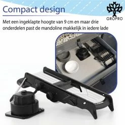 Begroting ???? Gropro Mandoline V-blade All In One - Centreer Mes - Roestvrij Staal - Julienne, Plakjes Of Blokjes - Keukensnijder - Snijmachine - Groentesnijder ❤️ 20 Begroting ???? Gropro Mandoline V-blade All In One - Centreer Mes - Roestvrij Staal - Julienne, Plakjes Of Blokjes - Keukensnijder - Snijmachine - Groentesnijder ❤️ -Tefal Shop 550x551 1