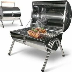 Beste Pirce ❤️ BBQ Collection Houtskoolbarbecue - Cilinder - Chroom ???? 18 Beste Pirce ❤️ BBQ Collection Houtskoolbarbecue - Cilinder - Chroom ???? -Tefal Shop 550x551 9