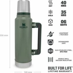 Kopen ???? Stanley PMI Stanley The Legendary Classic Bottle 2.3L ???? Hammertone Green ???? 19 Kopen ???? Stanley PMI Stanley The Legendary Classic Bottle 2.3L ???? Hammertone Green ???? -Tefal Shop 550x552 10