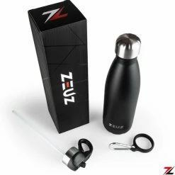 Nieuw ⭐ ZEUZ® Premium RVS Thermosfles & Drinkfles - Isoleerfles – Waterfles Met Rietje - BPA Vrij – 500 Ml - Mat Zwart ???? 11 Nieuw ⭐ ZEUZ® Premium RVS Thermosfles & Drinkfles - Isoleerfles – Waterfles Met Rietje - BPA Vrij – 500 Ml - Mat Zwart ???? -Tefal Shop 550x554 5