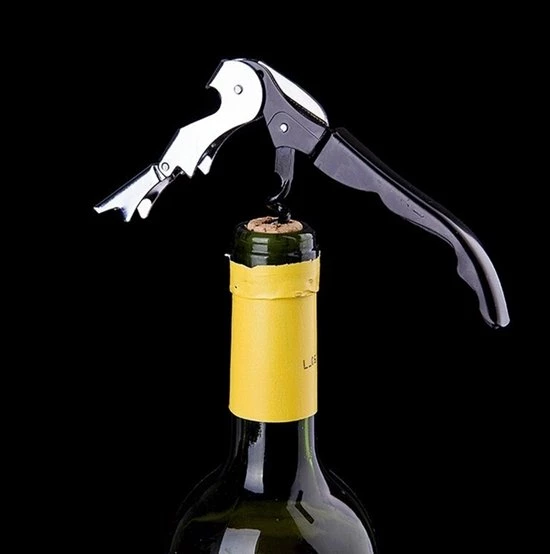 Top 10 ???? Merkloos Wijnopener Accesoires Set - Kurkentrekker - Druppelvanger - Stopper - Wijnschenker -Luxe Doos Zwart ???? 2 Top 10 ???? Merkloos Wijnopener Accesoires Set - Kurkentrekker - Druppelvanger - Stopper - Wijnschenker -Luxe Doos Zwart ???? - Afbeelding 2