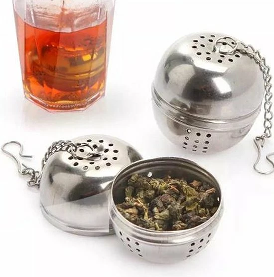 Goedkoop ???? Superdealer RVS Thee Ei Rond I Ronder Theefilter I Theefilter Mannetje I Theezeef I Theebol I Kruidenbol I Infuser ⭐ 2 Goedkoop ???? Superdealer RVS Thee Ei Rond I Ronder Theefilter I Theefilter Mannetje I Theezeef I Theebol I Kruidenbol I Infuser ⭐ - Afbeelding 2