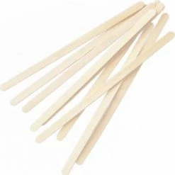 Korting ???? Merkloos 40x Houten Roerstaafje - BIO Roerstaafjes - Koffie Melk Suiker Sticks Roeren - 40 Roer Staafjes - Duurzaam Hout ????