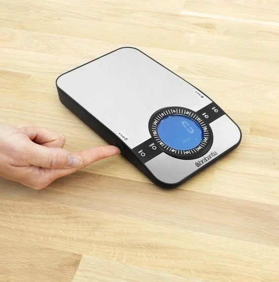 Gloednieuw ⭐ Brabantia Profile Keukenweegschaal - Rechthoekig - Met Kookwekker - RVS ???? 6 Gloednieuw ⭐ Brabantia Profile Keukenweegschaal - Rechthoekig - Met Kookwekker - RVS ???? - Afbeelding 6