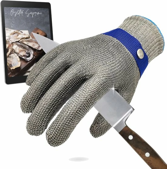 Aanbiedingen ???? TEN® - RVS Oesterhandschoen Maat XL Met Binnenhandschoen + Recepten EBook & Giftcard - Slagershandschoen - Snijbestendige Vlees Handschoenen - Oester Vis Seafood - Giftset/Cadeauverpakking ???? 10 Aanbiedingen ???? TEN® - RVS Oesterhandschoen Maat XL Met Binnenhandschoen + Recepten EBook & Giftcard - Slagershandschoen - Snijbestendige Vlees Handschoenen - Oester Vis Seafood - Giftset/Cadeauverpakking ???? - Afbeelding 10