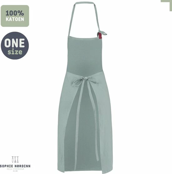Beste deal ???? Sophie Nørdinn Schort Van Sophie Nordinn® - Keukenschort Malmö (Mintgroen) - Schorten Voor Vrouwen - 87 X 77 Cm ???? 2 Beste deal ???? Sophie Nørdinn Schort Van Sophie Nordinn® - Keukenschort Malmö (Mintgroen) - Schorten Voor Vrouwen - 87 X 77 Cm ???? - Afbeelding 2