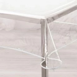 Promo ???? LeDouceur Tafelkleed Plastic - Tafelzeil Transparant - 140x240cm - Tafellaken ✔️