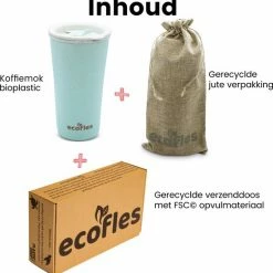 Gloednieuw ⭐ Ecofles - Thermosbeker - Travel Mug – Koffiebeker To Go – Duurzaam - Bioplastic - 450ml – Groen ???? 20 Gloednieuw ⭐ Ecofles - Thermosbeker - Travel Mug – Koffiebeker To Go – Duurzaam - Bioplastic - 450ml – Groen ???? -Tefal Shop 550x561 2