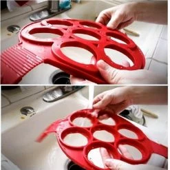 Groothandel ⌛ Merkloos Bakvorm Mini Pannenkoekjes - Siliconen - Rood ???? -Tefal Shop 550x562