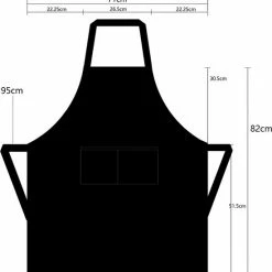 Nieuw ???? Chefs Fashion - Keukenschort - Grijs Schort - 2 Zakken - Simpel Verstelbaar - 71 X 82 Cm ???? 7 Nieuw ???? Chefs Fashion - Keukenschort - Grijs Schort - 2 Zakken - Simpel Verstelbaar - 71 X 82 Cm ???? -Tefal Shop 550x566