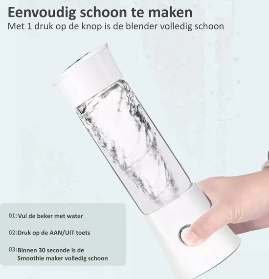Nieuw ???? Butles Blender - Smoothiemaker - To Go - Draadloos - Oplaadbaar - Inclusief Smoothie Beker - Draagbaar ???? 3 Nieuw ???? Butles Blender - Smoothiemaker - To Go - Draadloos - Oplaadbaar - Inclusief Smoothie Beker - Draagbaar ???? - Afbeelding 3