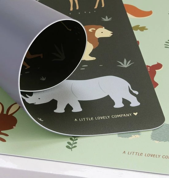 Beste Pirce ???? Placemat Voor Kinderen: Savanne - A Little Lovely Company ???? 2 Beste Pirce ???? Placemat Voor Kinderen: Savanne - A Little Lovely Company ???? - Afbeelding 2