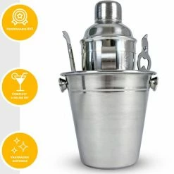 Beste Pirce ???? MDO Cocktailshaker - 6-delig - Cocktailshaker Set - 500ML - RVS ???? 7 Beste Pirce ???? MDO Cocktailshaker - 6-delig - Cocktailshaker Set - 500ML - RVS ???? -Tefal Shop 550x578