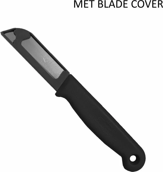 Coupon ???? Solingen Schilmesje - RVS Glad - 16 Cm Met "Blade Cover" - Zwart - 5 Stuks ???? 8 Coupon ???? Solingen Schilmesje - RVS Glad - 16 Cm Met "Blade Cover" - Zwart - 5 Stuks ???? - Afbeelding 8