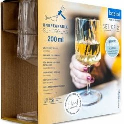 Flash-uitverkoop ⌛ Wijnglas, 0.2 L, Set Van 2, Organic, Transparant - Koziol | Club No. 9 ???? 14 Flash-uitverkoop ⌛ Wijnglas, 0.2 L, Set Van 2, Organic, Transparant - Koziol | Club No. 9 ???? -Tefal Shop 550x587 2