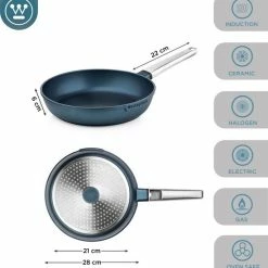 Gloednieuw ✔️ Westinghouse Performance Series - Koekenpan Inductie 28cm - Oven Geschikt - Blauw ???? 12 Gloednieuw ✔️ Westinghouse Performance Series - Koekenpan Inductie 28cm - Oven Geschikt - Blauw ???? -Tefal Shop 550x588