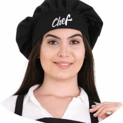 Gloednieuw ???? Merkloos Tavas Chef Koksmuts Met Tekst | Zwart ????