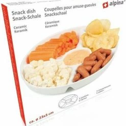 Korting ???? Alpina Kitchen & Home Alpina | Snackbord |23 Cm | Wit | Keramiek ????