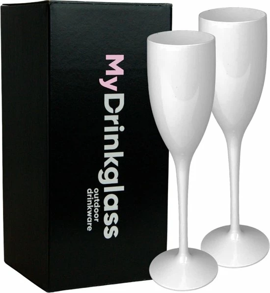 Begroting ???? MyDrinkglass Plastic Champagne Glazen Reims Wit | Champagneglazen Plastic | 2 Stuks | Plastic Glazen | Zero Waste | Herbruikbaar | Onbreekbaar Champagneglas | 150 Ml | ❤️ 1 Begroting ???? MyDrinkglass Plastic Champagne Glazen Reims Wit | Champagneglazen Plastic | 2 Stuks | Plastic Glazen | Zero Waste | Herbruikbaar | Onbreekbaar Champagneglas | 150 Ml | ❤️