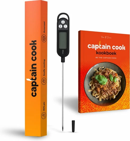 Beste deal ???? Captain Cook Keukenthermometer - Inclusief E-Kookboek - Vleesthermometer - BBQ Thermometer- Suikerthermometer - Kernthermometer ✨ 1 Beste deal ???? Captain Cook Keukenthermometer - Inclusief E-Kookboek - Vleesthermometer - BBQ Thermometer- Suikerthermometer - Kernthermometer ✨