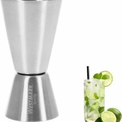 Hete verkoop ???? Westmark Maatbeker/Barmaatje, Jigger Voor Cocktails - 2 Maateenheden: 2/4 Cl - RVS ????