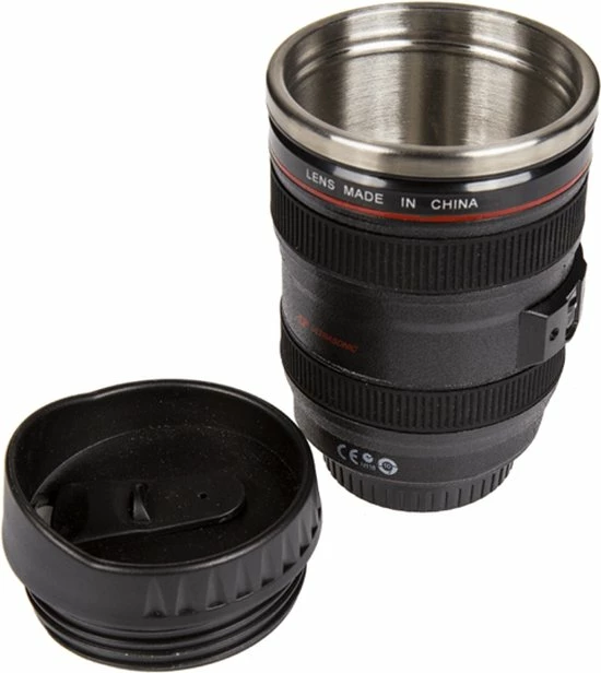 Aanbiedingen ???? Out Of The Blue Camera Lens Mok 13,5x8cm Thermosbeker ???? 2 Aanbiedingen ???? Out Of The Blue Camera Lens Mok 13,5x8cm Thermosbeker ???? - Afbeelding 2