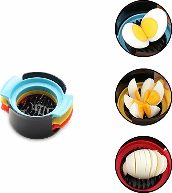 Coupon ???? Merkloos Ei Snijder Met Houder - 3 In 1 - Eiersnijder - Hardgekookte Eieren Snijden - Vaatwasserbestendig - RVS ❤️ 2 Coupon ???? Merkloos Ei Snijder Met Houder - 3 In 1 - Eiersnijder - Hardgekookte Eieren Snijden - Vaatwasserbestendig - RVS ❤️ - Afbeelding 2
