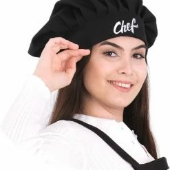 Gloednieuw ???? Merkloos Tavas Chef Koksmuts Met Tekst | Zwart ???? 5 Gloednieuw ???? Merkloos Tavas Chef Koksmuts Met Tekst | Zwart ???? -Tefal Shop 550x618 1