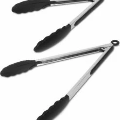 Goedkoop ???? Navaris Keukentang Set Van 2 - Serveertang - Voedseltang - Vleestang - Barbecuetang - Roestvrij Staal En Siliconen - 23 & 30 Cm - Zwart ???? 10 Goedkoop ???? Navaris Keukentang Set Van 2 - Serveertang - Voedseltang - Vleestang - Barbecuetang - Roestvrij Staal En Siliconen - 23 & 30 Cm - Zwart ???? -Tefal Shop 550x636 1