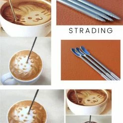 Top 10 ???? Trading Barista Cappucino Latte Art Pen Set - Koffie Sjablonen Met 16 Cacaostrooier Sjablonen Pencil - Accesoires ???? 7 Top 10 ???? Trading Barista Cappucino Latte Art Pen Set - Koffie Sjablonen Met 16 Cacaostrooier Sjablonen Pencil - Accesoires ???? -Tefal Shop 550x637