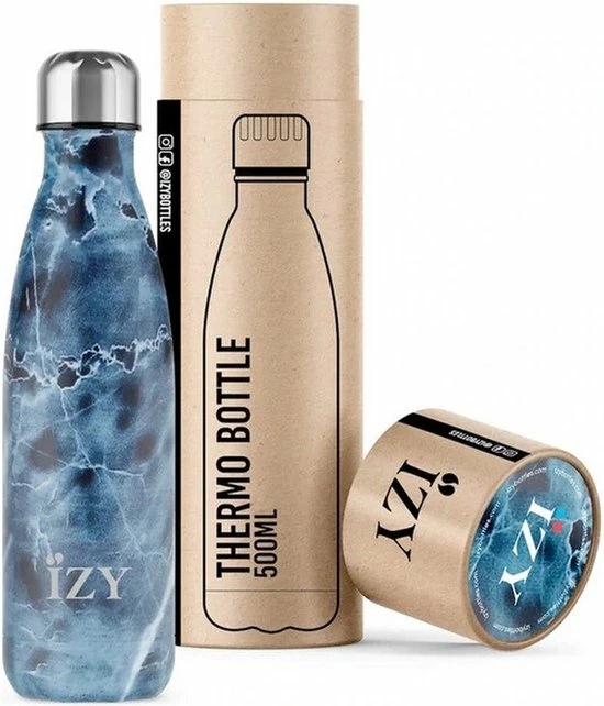 Kopen ???? IZY Bottles X Marmer Blauw | 500 ML | Thermosfles | Drinkfles | Waterfles | Schoolfles | Isoleerfles | Beker | Drinkbeker | Koud | Warm | Fles | Back To School | 500ml ❤️ 1 Kopen ???? IZY Bottles X Marmer Blauw | 500 ML | Thermosfles | Drinkfles | Waterfles | Schoolfles | Isoleerfles | Beker | Drinkbeker | Koud | Warm | Fles | Back To School | 500ml ❤️