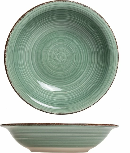 Flash-uitverkoop ???? Studio Tavola Diepe Borden ???? Summer Green ø 21 Cm - 6 Stuks ❤️ 6 Flash-uitverkoop ???? Studio Tavola Diepe Borden ???? Summer Green ø 21 Cm - 6 Stuks ❤️ - Afbeelding 6