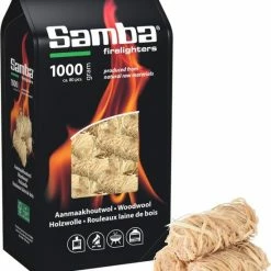 Promo ???? Samba Aanmaakhoutwol, Aanmaakkrullen, Wokkels - 1 Kilo Voordeelverpakking ✨