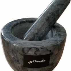 Goedkoop ⌛ Devesto Vijzel Met Stamper - Ø 10,5 Cm - Marmer - Zwart - Mortier ⭐ 6 Goedkoop ⌛ Devesto Vijzel Met Stamper - Ø 10,5 Cm - Marmer - Zwart - Mortier ⭐ -Tefal Shop 550x677 1