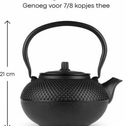 Hete verkoop ✔️ Vatten® - Theepot Gietijzer - Incl. RVS Theefilter - 1.5L - Zwart ???? 11 Hete verkoop ✔️ Vatten® - Theepot Gietijzer - Incl. RVS Theefilter - 1.5L - Zwart ???? -Tefal Shop 550x679 1