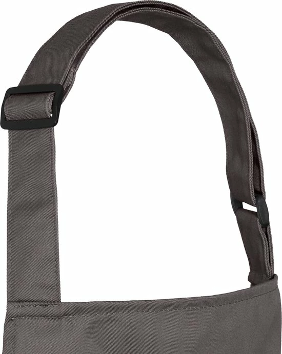 Nieuw ???? Chefs Fashion - Keukenschort - Grijs Schort - 2 Zakken - Simpel Verstelbaar - 71 X 82 Cm ???? 2 Nieuw ???? Chefs Fashion - Keukenschort - Grijs Schort - 2 Zakken - Simpel Verstelbaar - 71 X 82 Cm ???? - Afbeelding 2